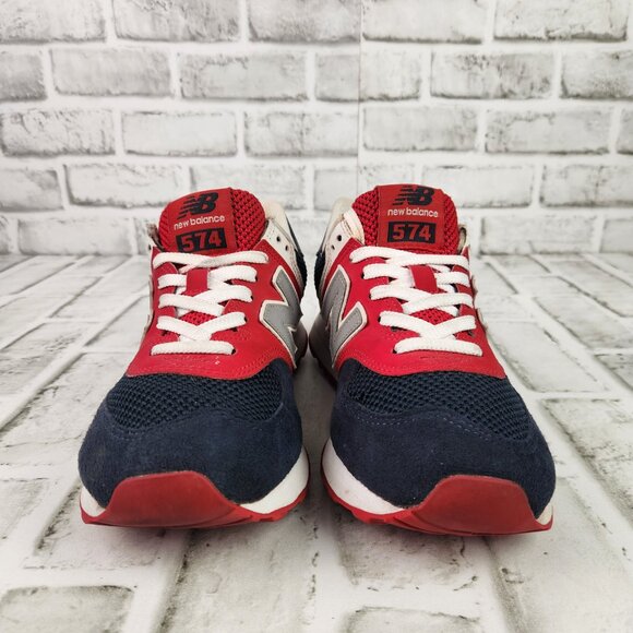 New Balance 574 Women's Sz 8 B Eclipse Red Classic Running Sneaker Shoes WL574SA - Picture 2 of 10